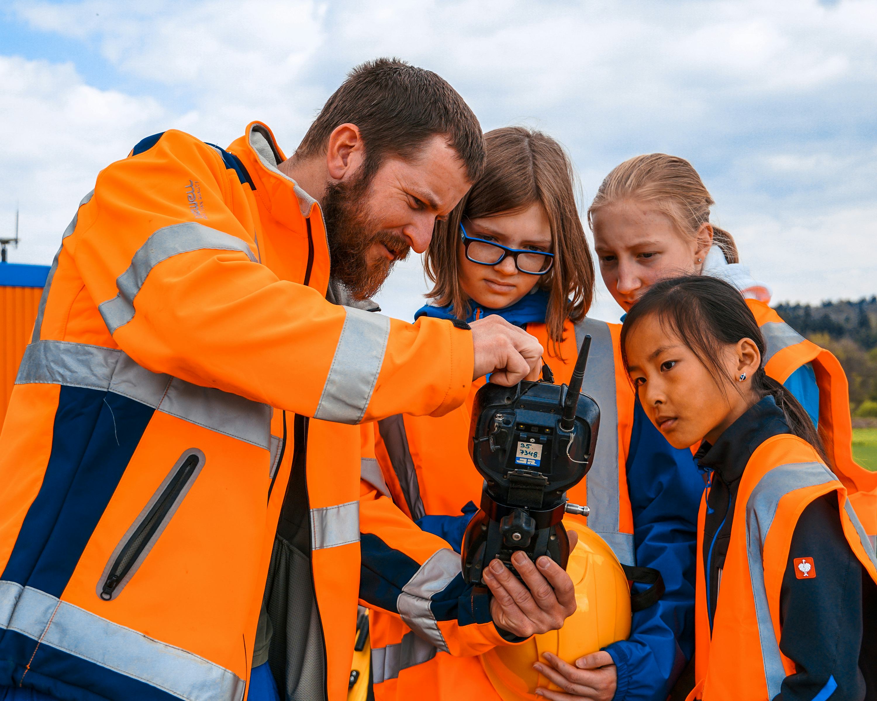Sichtung Vermessungsaufnahmen auf Trimble