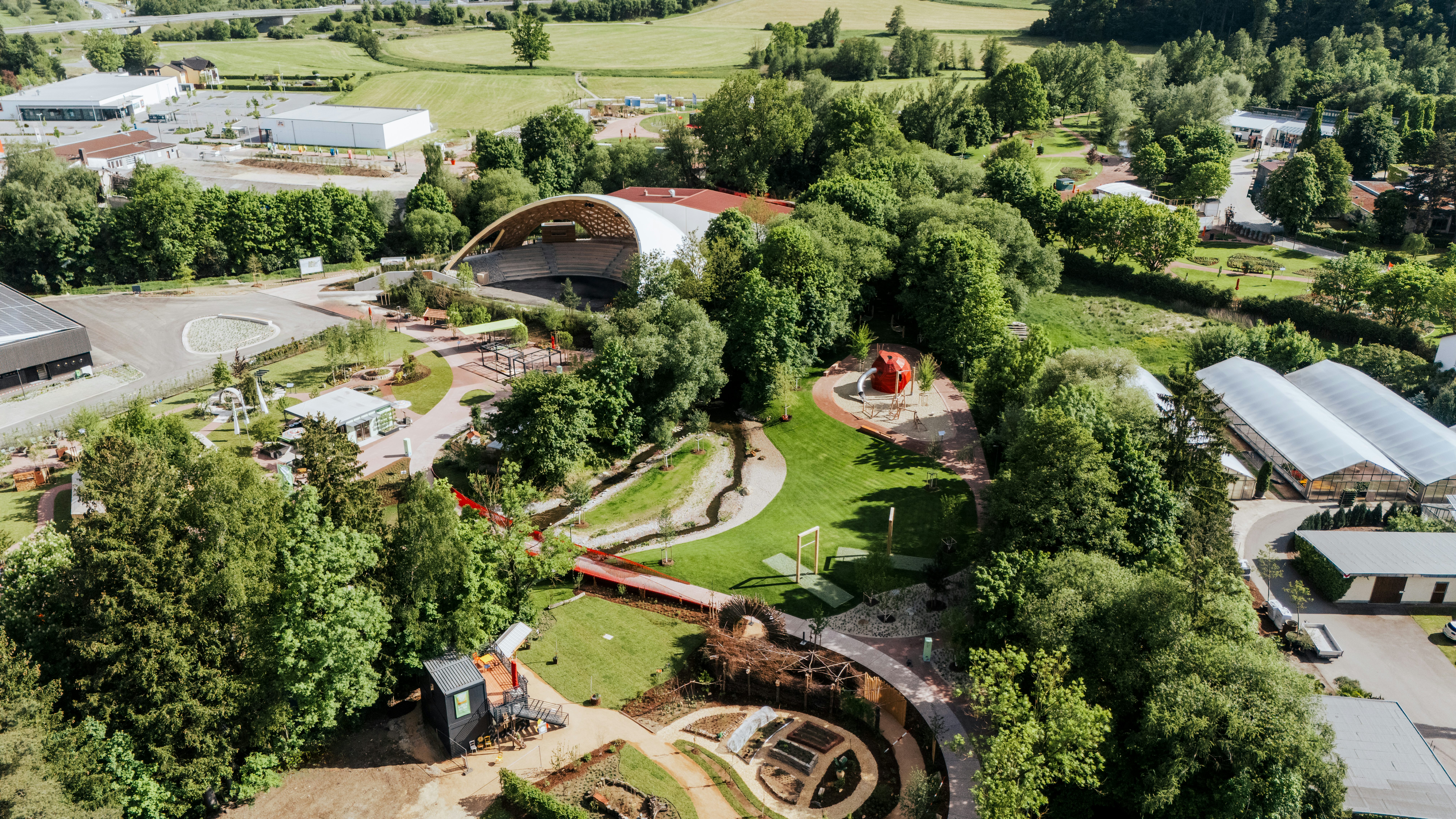 Gelände der Landesgartenschau Furth im Wald 2025