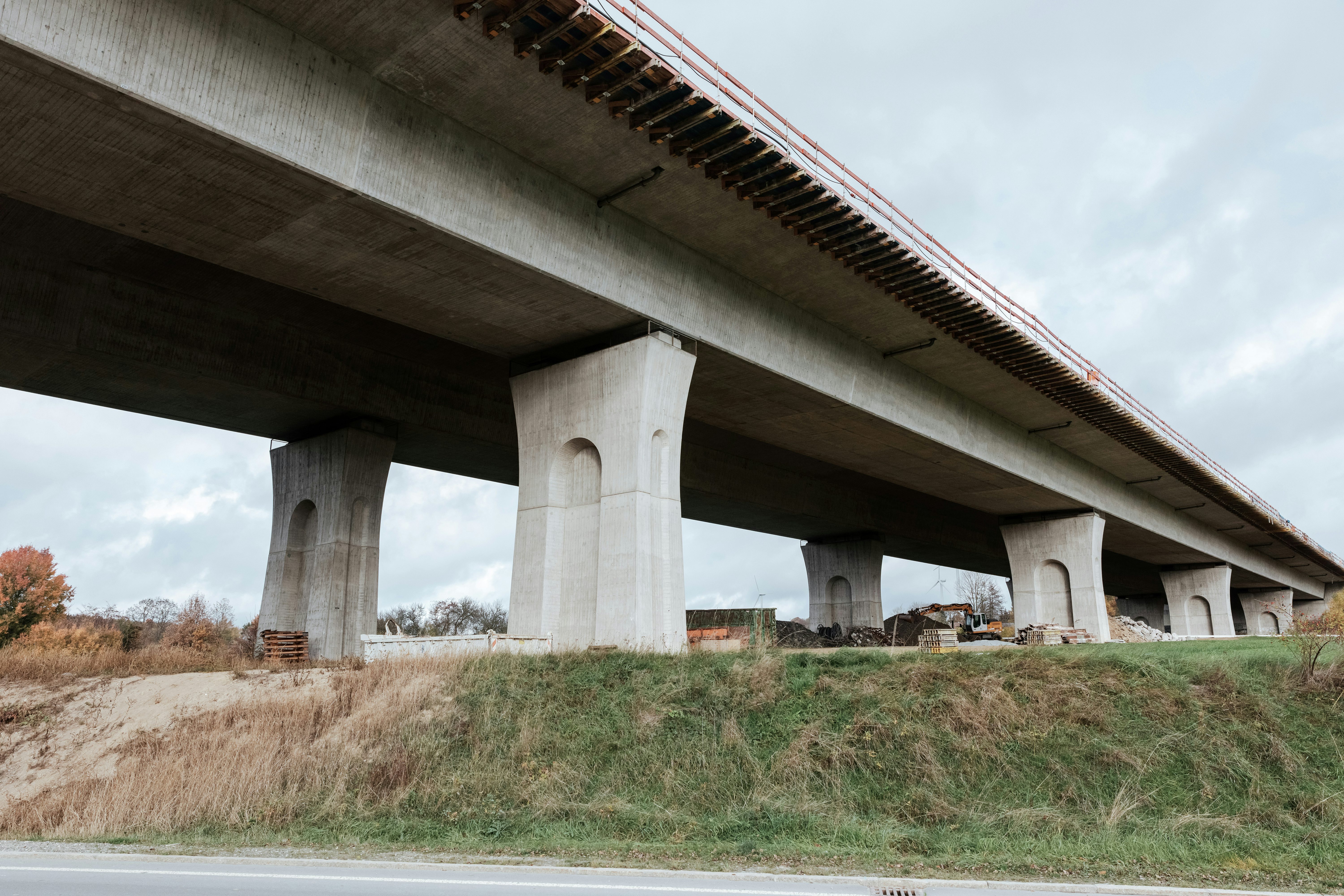 Autobahnbrücke auf der A9 Münchberg