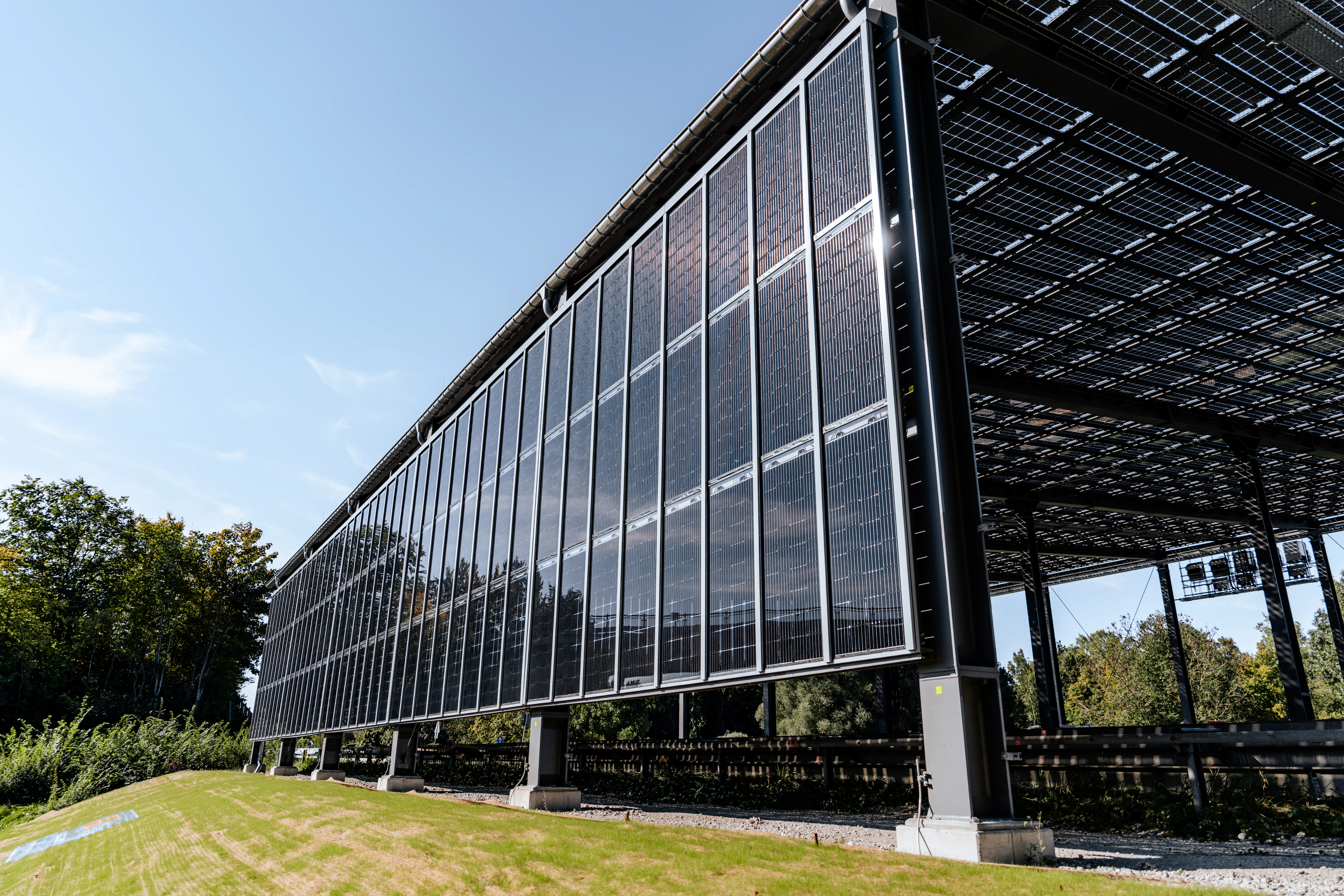 PV-Panele in der Detailansicht