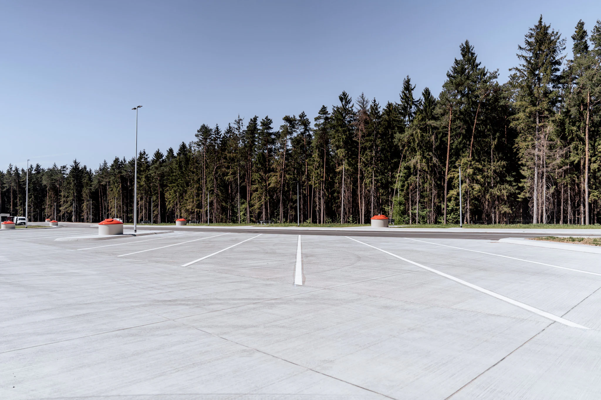 Parkfläche für Lkws