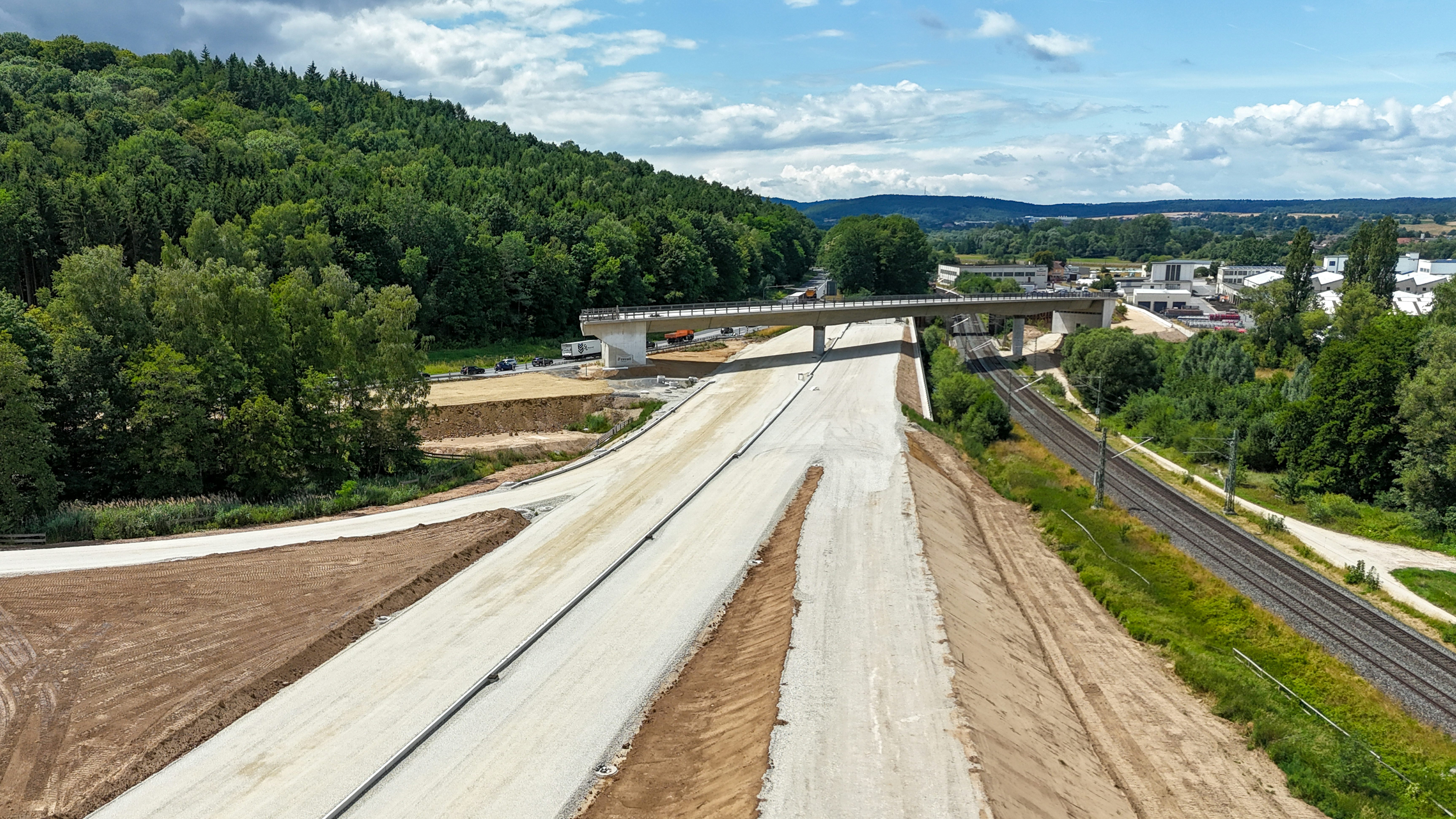 Neubau der B173 zwischen Lichtenfels und Zettlitz
