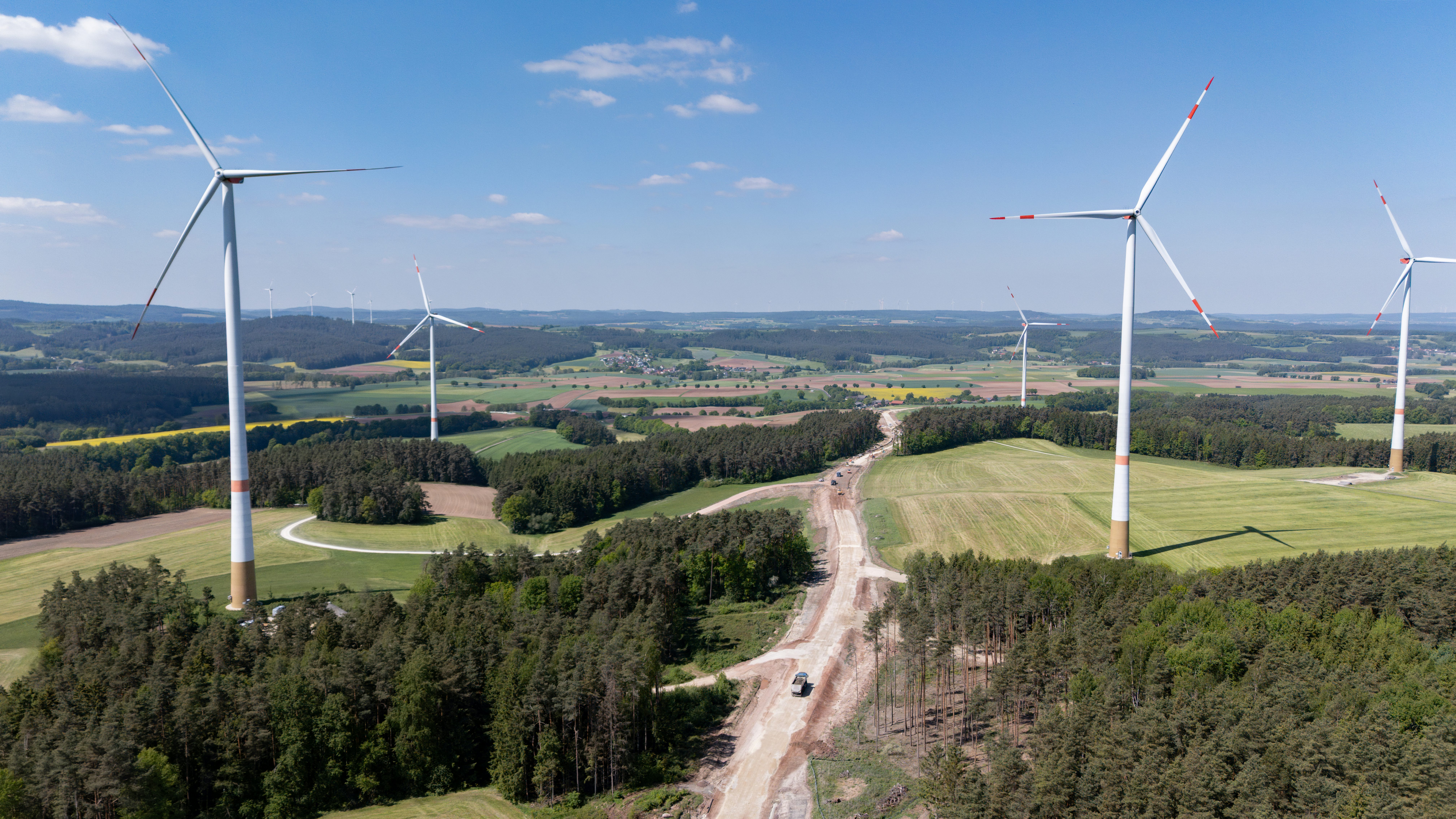 Neubau der Staatsstraße 2184 östlich von Unterschwarzach
