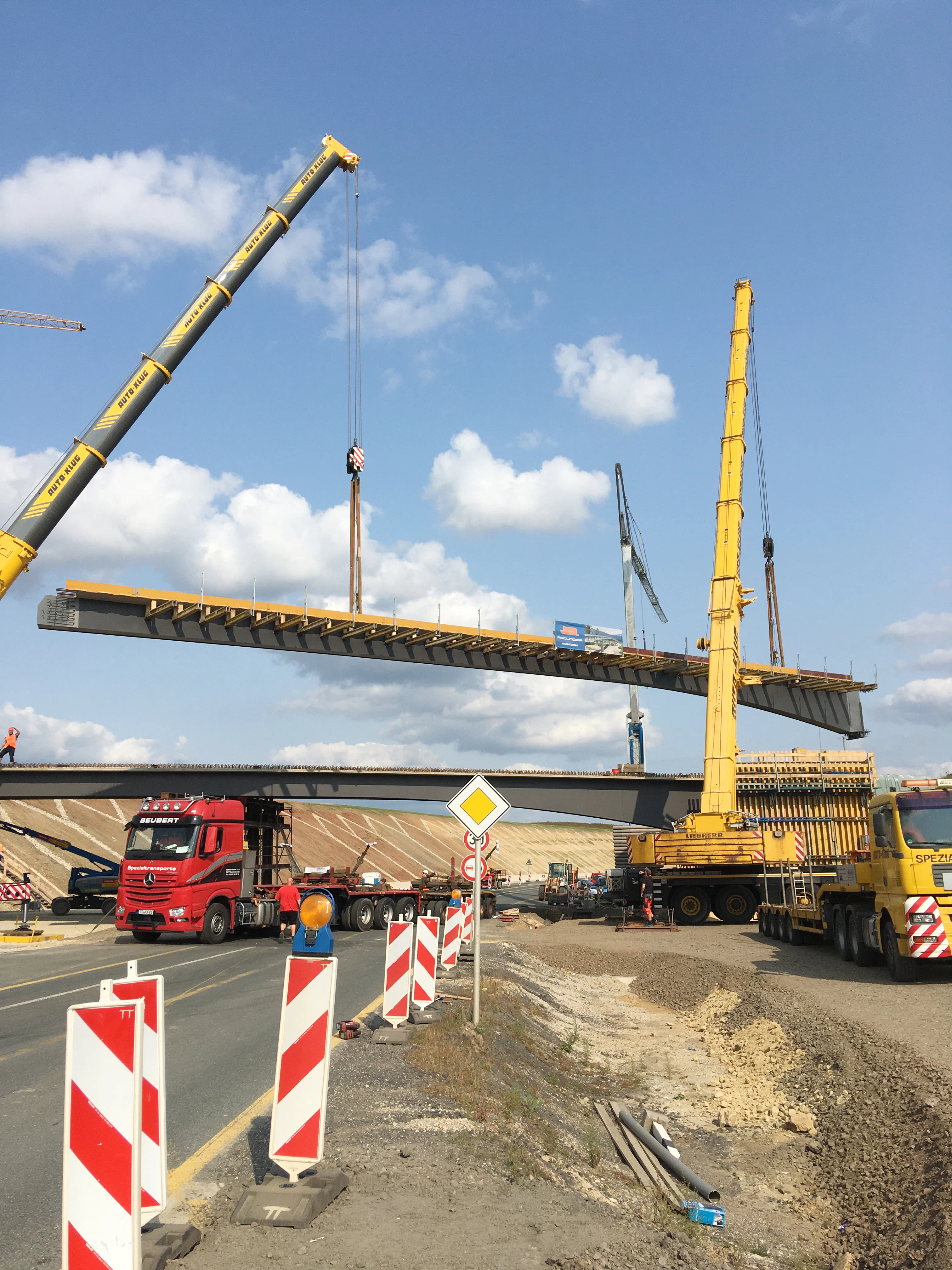 Josef Rädlinger Baustelle B303 Ortsumgehung Schirnding