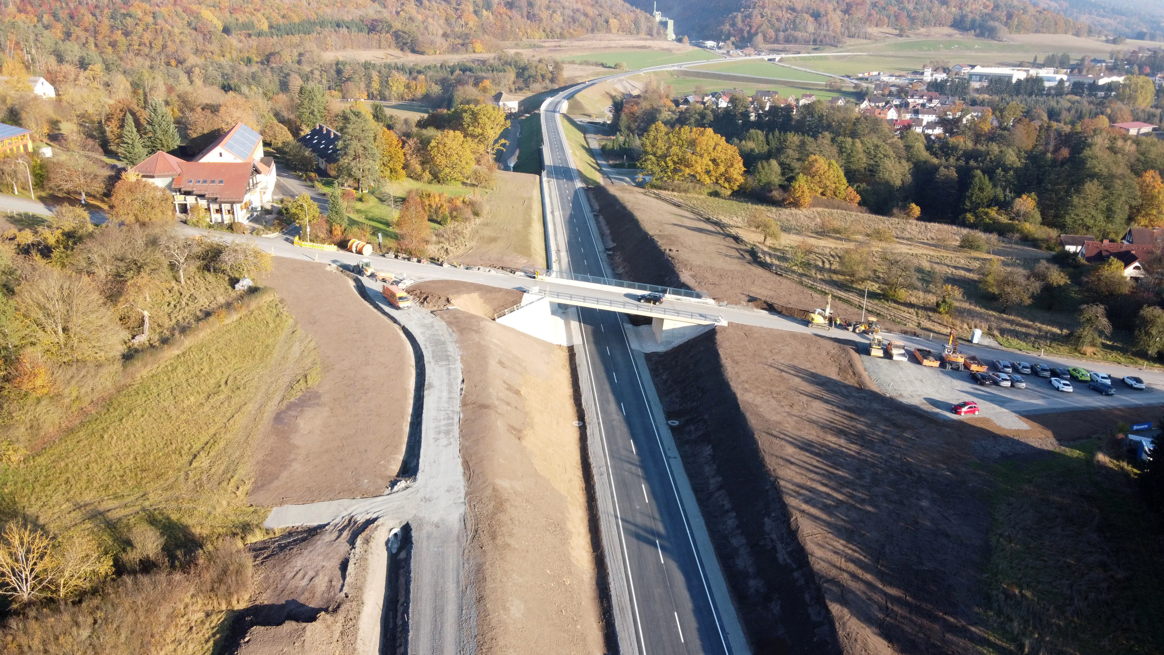 JR Baustelle Ortsumgehung Stadtsteinach