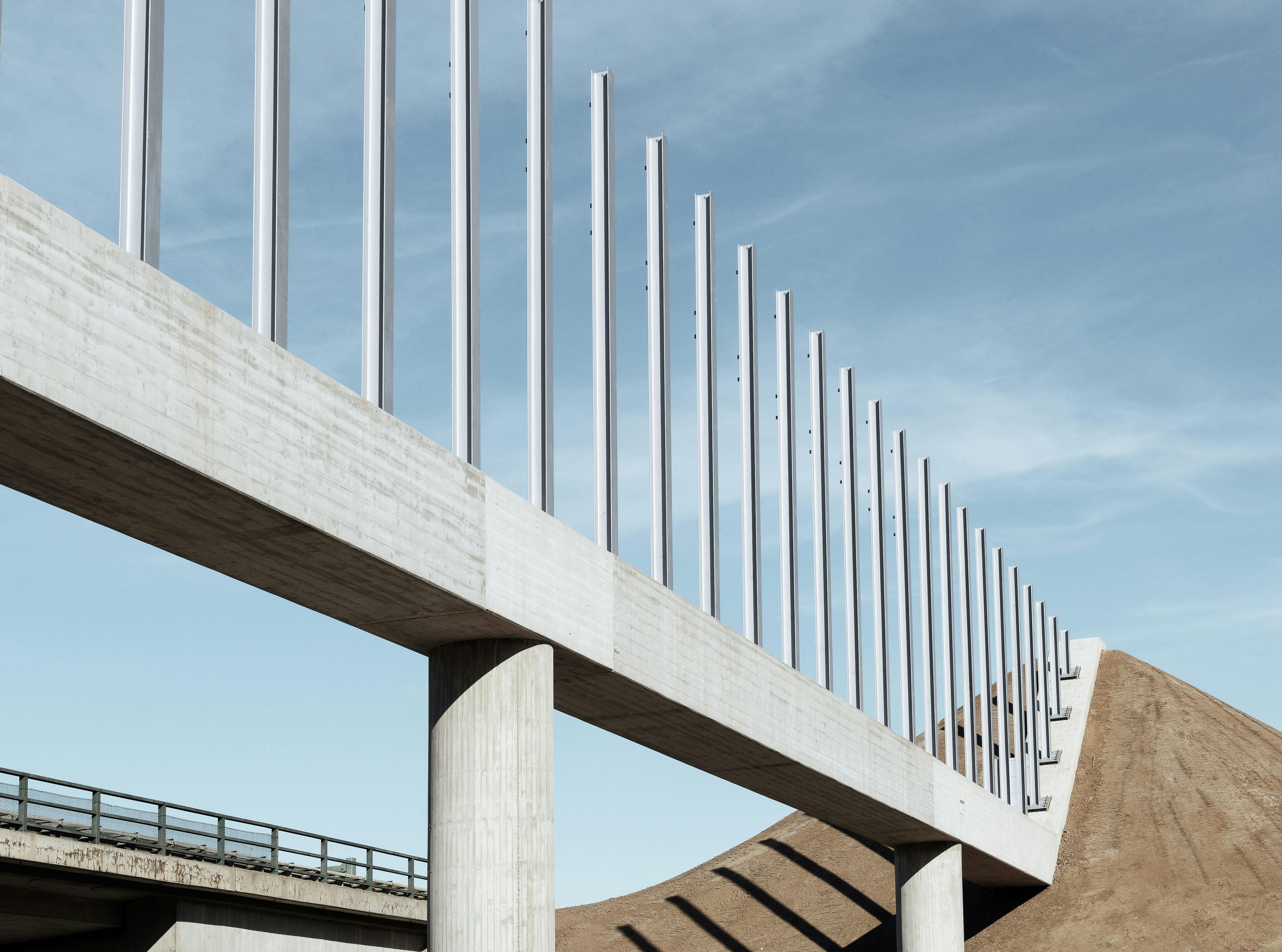 Lärmschutzwand von Rädlinger im Bau